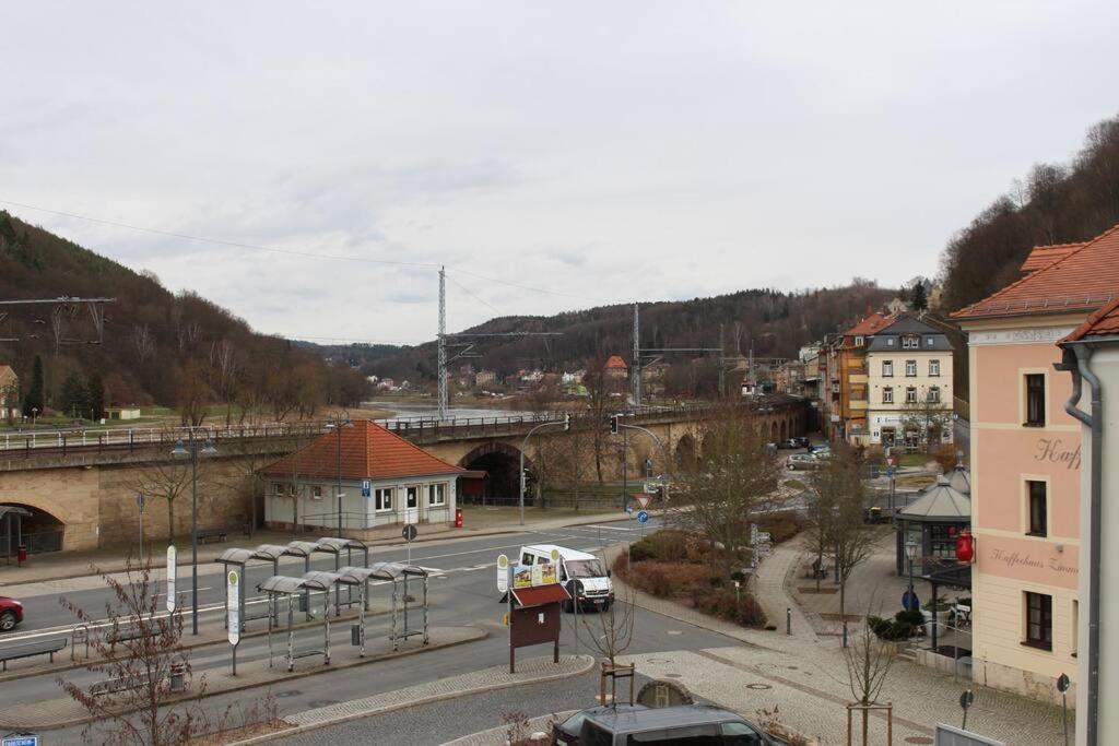 Elbtalblick Koenigstein Im Deutschen Haus Apartamento Exterior foto
